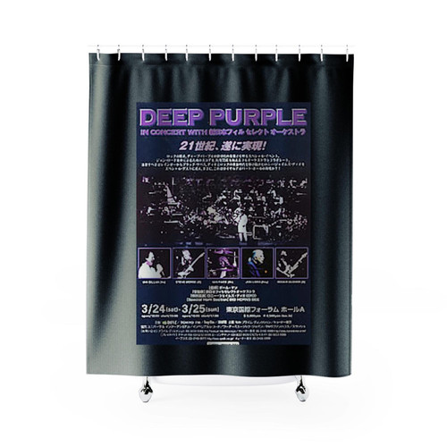 Deep Purple In Concert With Japanese Shower Curtains