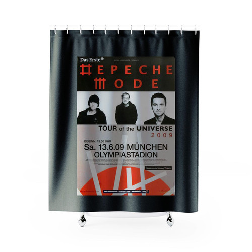 Depeche Mode Munchen 2009 Shower Curtains