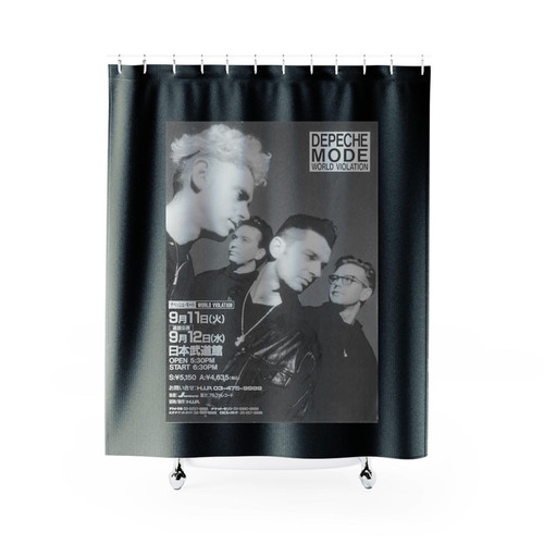 Depeche Mode Show Tour Shower Curtains