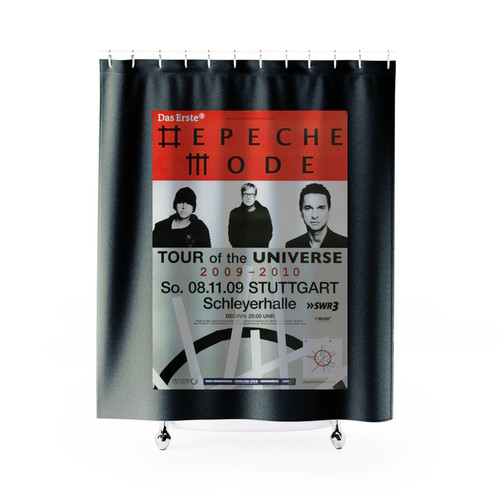 Depeche Mode Stuttgart 2009 Shower Curtains
