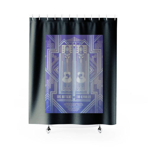 2015 Dave Matthews & Tim Reynolds Oakland Ii Silkscreen Shower Curtains