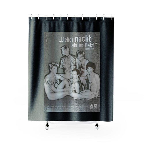 Die Toten Hosen Lieber Nackt Als Im Pelz 2002 Shower Curtains
