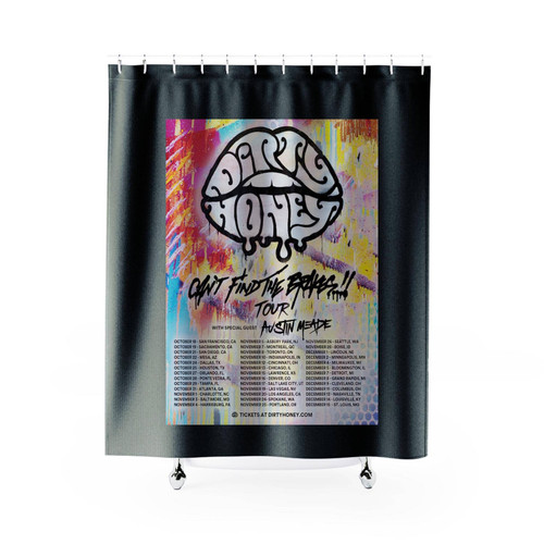 Dirty Honey Plot 2023 Tour Shower Curtains