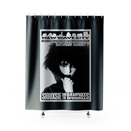 Dna Lounge Live New Wave City Siouxsie And The Banshees Tribute Shower Curtains
