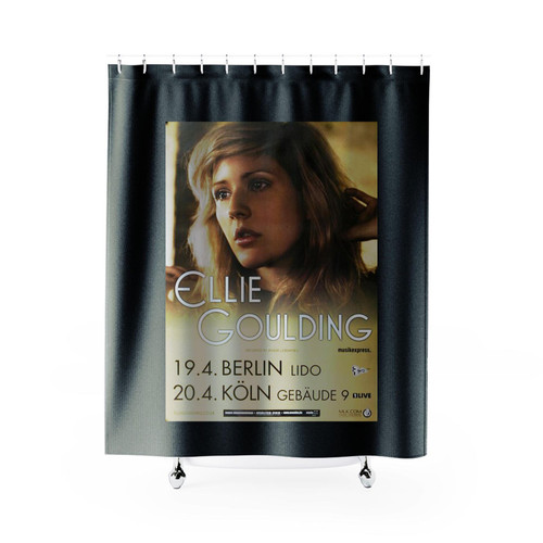 Ellie Goulding Lights Bremen & Karlsruhe 2010 Shower Curtains
