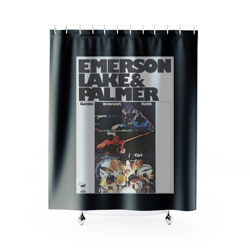 Emerson Lake & Palmer Brain Salad Surgery 1973 Shower Curtains