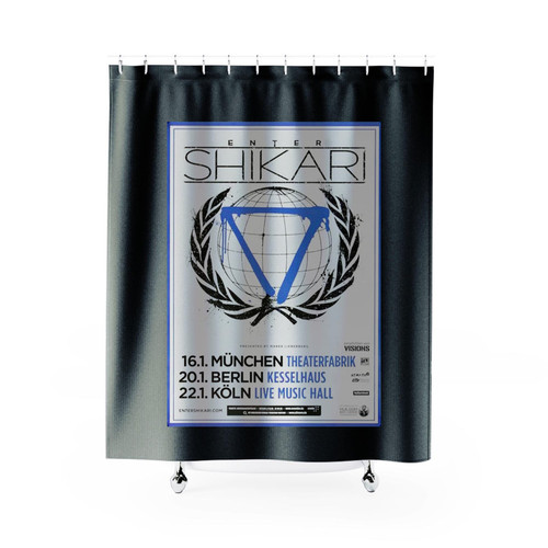 Enter Shikari Radiate Tour 2013 Shower Curtains