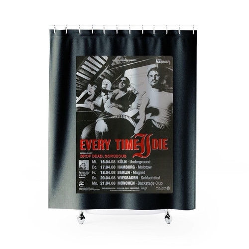 Every Time I Die New Junk Aesthetic Tour 2008 Shower Curtains