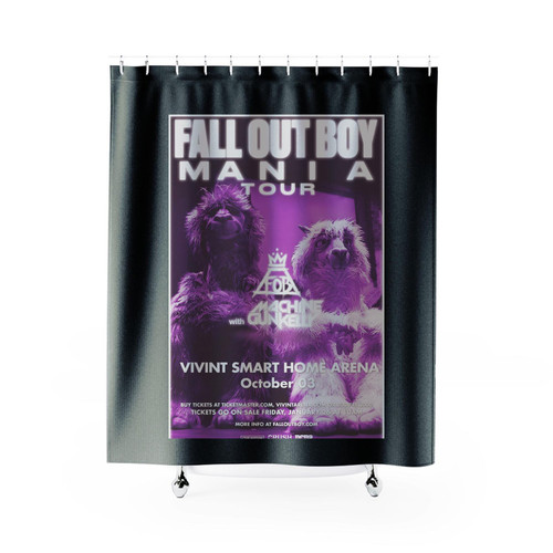 Fall Out Boy Fob Mania Tour 2018 Salt Lake Concert Shower Curtains