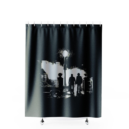 The Hunters Supernatural Vintage Shower Curtains