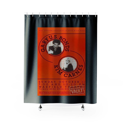 Gary U.S. Bonds Poster Shower Curtains
