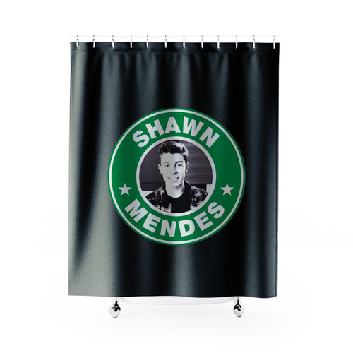 Shawn Coffee Logo Shower Curtains