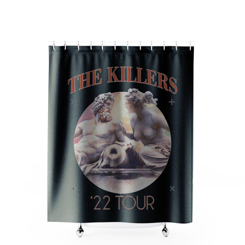 The Killers Band 2022 Rock Vintage Shower Curtains