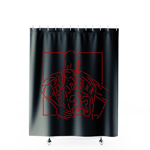 The Legend Of 23 Michael Jordan Shower Curtains
