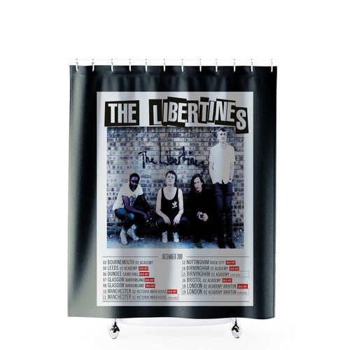 The Libertines 2019 Uk Concert Tour Poster Shower Curtains
