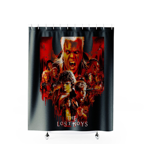 The Lost Boy Horror Shower Curtains