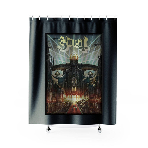 Ghost B.C. Poster Flag Shower Curtains