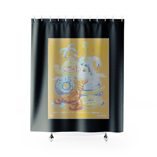 2017 311 Boston Donuts Orange Variant Silkscreen Concert Poster Shower Curtains 2017 311 Boston Donuts Orange Variant Silkscreen Concert Poster Shower Curtains