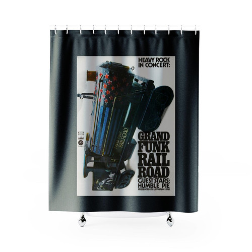 Grand Funk Railroad On Time 1969 Shower Curtains