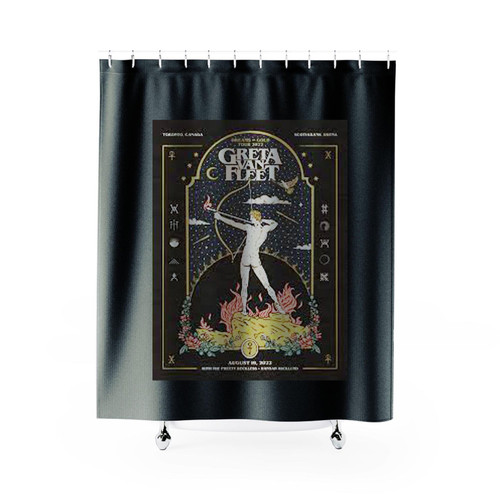 Greta Van Fleet Toronto Shower Curtains