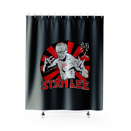 Stan Lee The Bruce Lee Of Marvel Shower Curtains