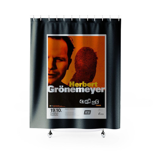 Herbert Gronemeyer Chaos Frankfurt 1993 Shower Curtains