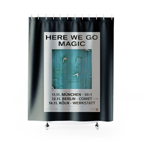 Here We Go Magic Live In Tour 2012 Shower Curtains