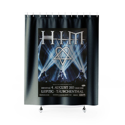 Him Hearts At War Leipzig 2015 Shower Curtains