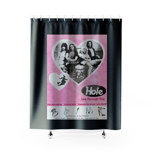 Hole Band 90S Tour Shower Curtains