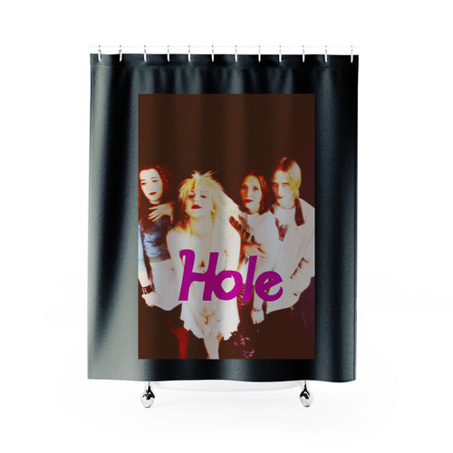 Hole Band Music Rock Band Shower Curtains