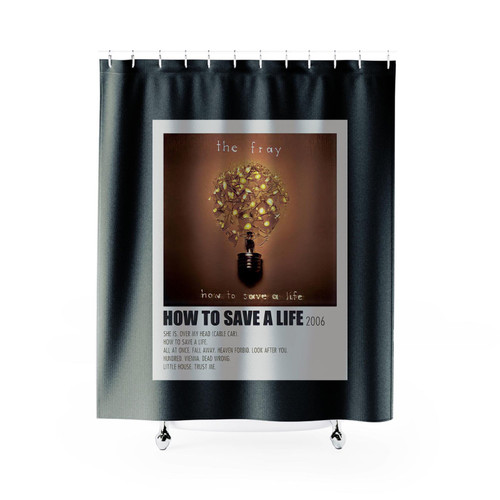 How To Save A Life The Fray Polaroid Shower Curtains