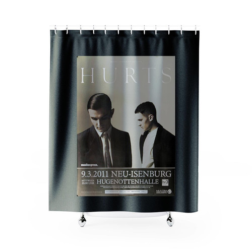 Hurts Neu Isenburg Tour 2011 Shower Curtains