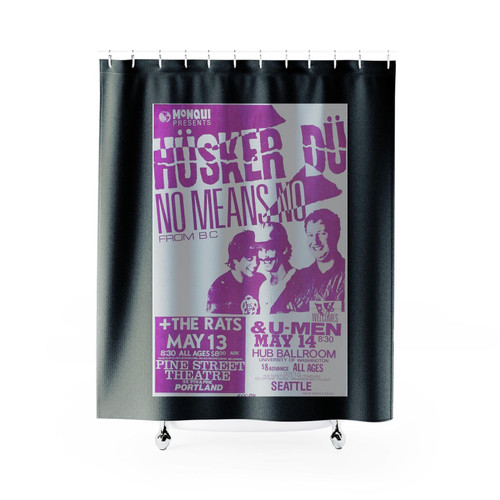 Husker Du 1986 U.S. Shower Curtains