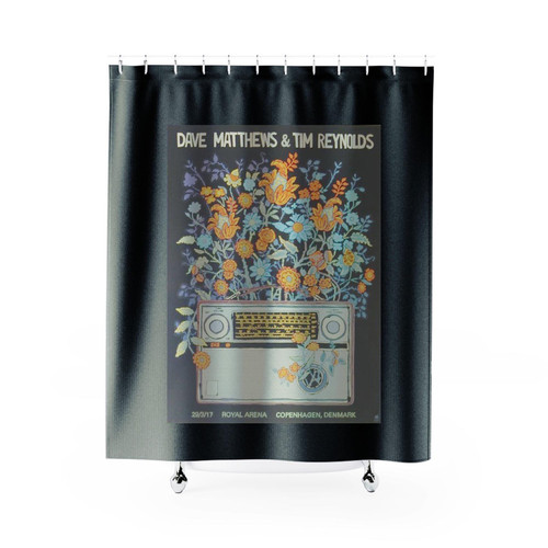 2017 Dave Matthews & Tim Reynolds Copenhagen Silkscreen Shower Curtains