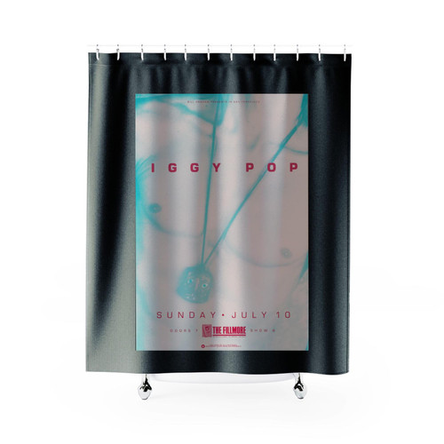 Iggy Pop Vintage Concert 2 Shower Curtains