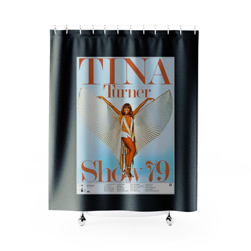 Ike & Tina Turner Love Explosion Tour 1979 Shower Curtains