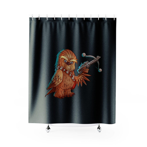 Star Wars Chooewbacca Birds Form Shower Curtains