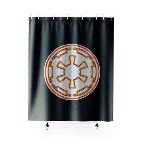 Star Wars Galactic Empire Emblem Acid Scheme Shower Curtains
