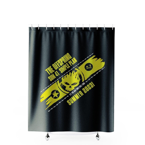 The Offspring Let The Bad Times Roll Summer Tour Shower Curtains
