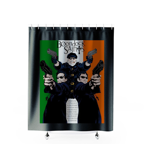 The Prayer Boondock Saintos Shower Curtains
