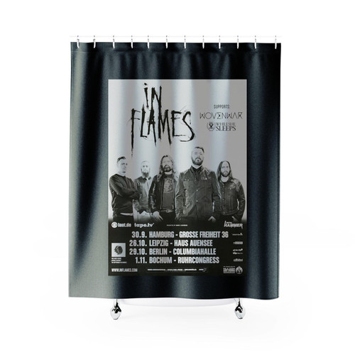 In Flames Paralyzed Hamburg 2014 Shower Curtains