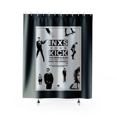 Inxs Kick 1987 Concert S Shower Curtains