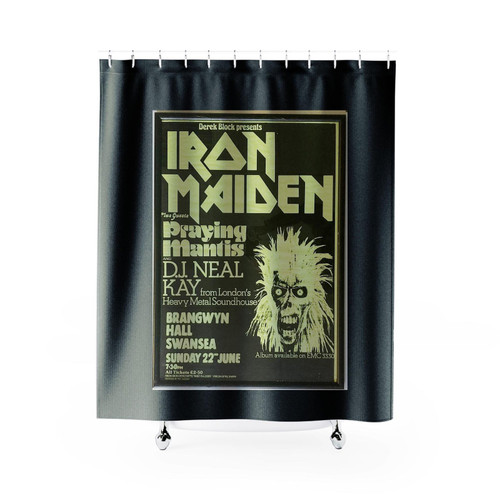 Iron Maiden 1980 Concert Shower Curtains