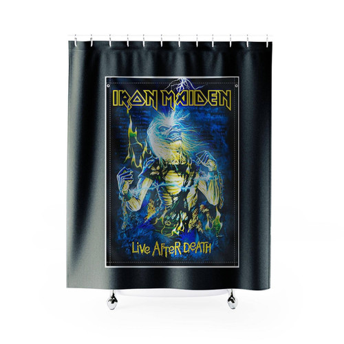 Iron Maiden Decorative Flag Poster Shower Curtains