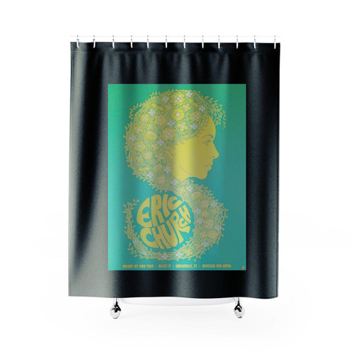 2017 Eric Church Uncasville I Silkscreen Shower Curtains