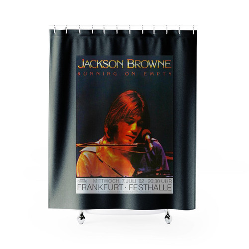 Jackson Browne Running On Empty Frankfurt 1982 Shower Curtains