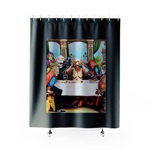 Batman And Darth Vader Invade Shower Curtains