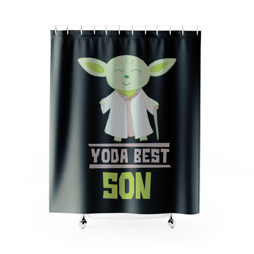 Star Wars Yoda Best Son Shower Curtains