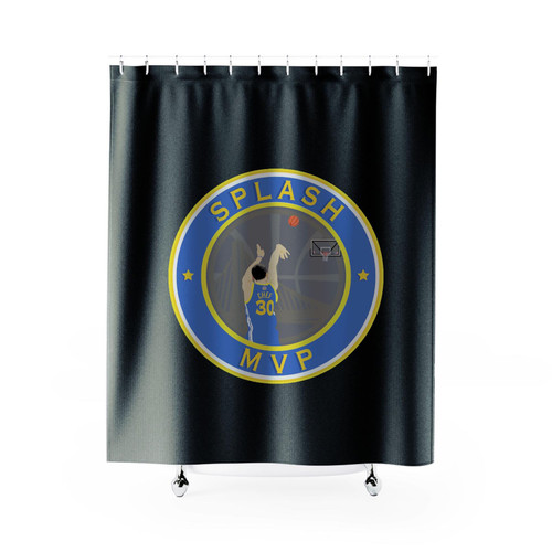 Stephen Curry Splash Mvp Shower Curtains