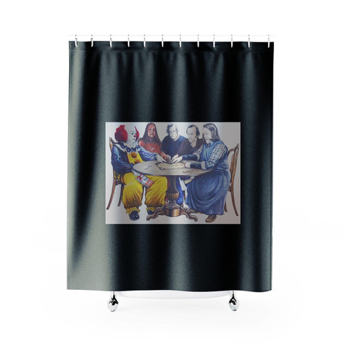 Stephen King Characters Conjuration Evocation Seance Shower Curtains
